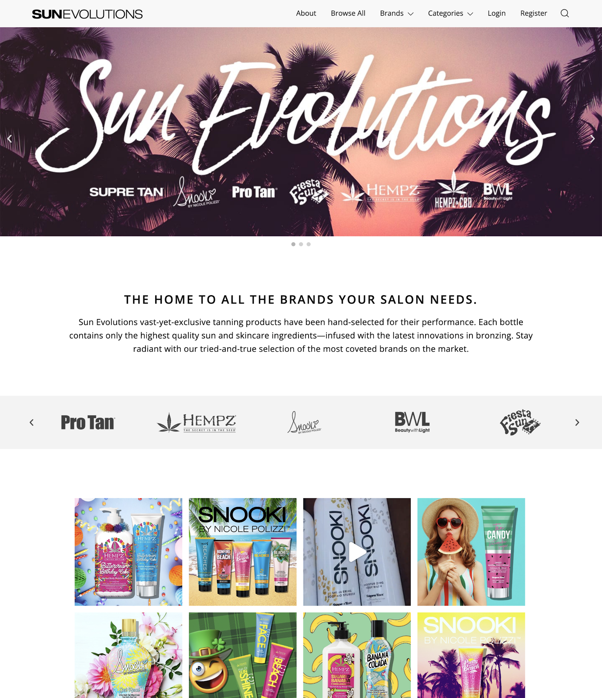 Sun Evolutions Homepage